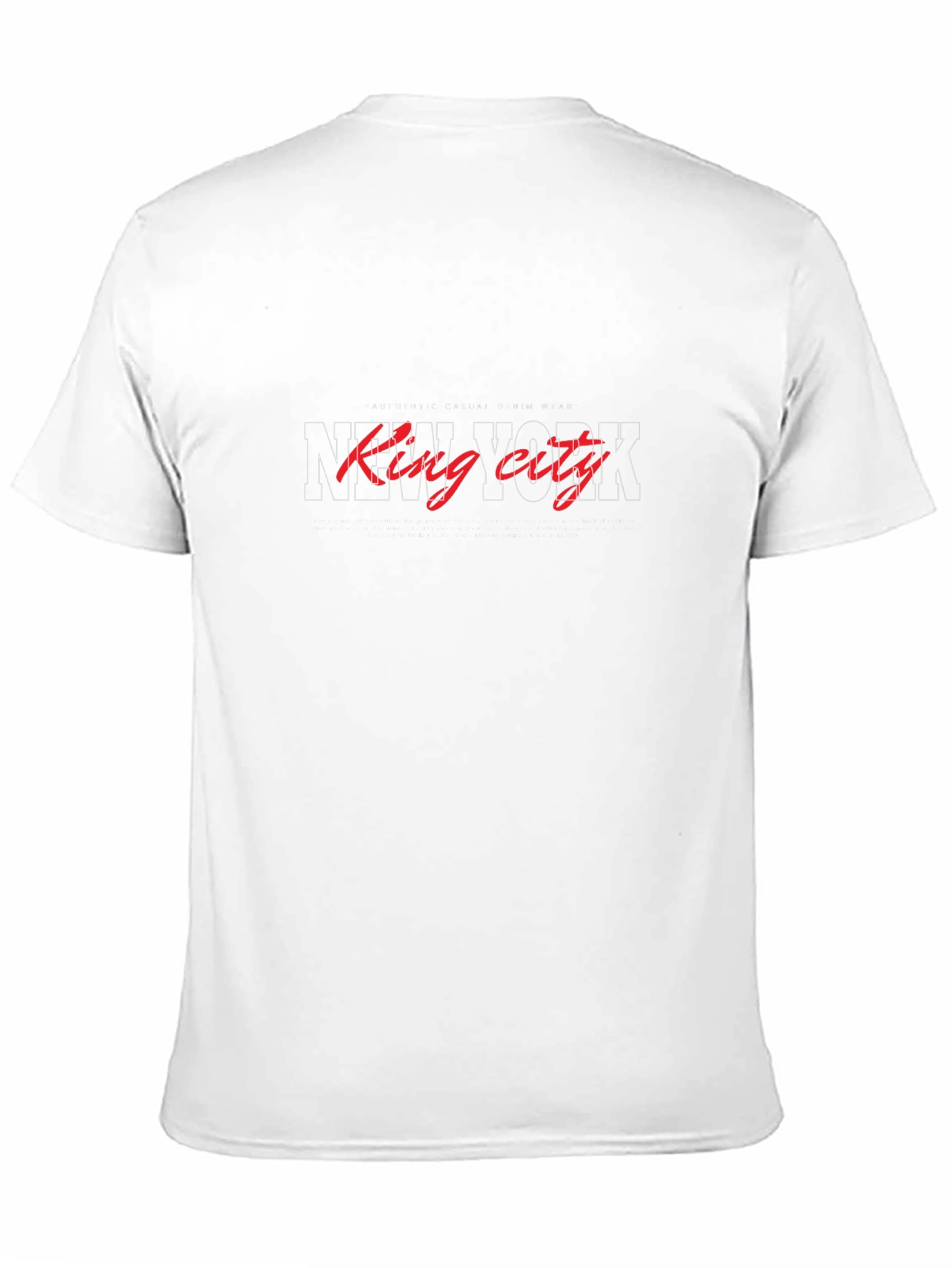 King City New York Black T-Shirt