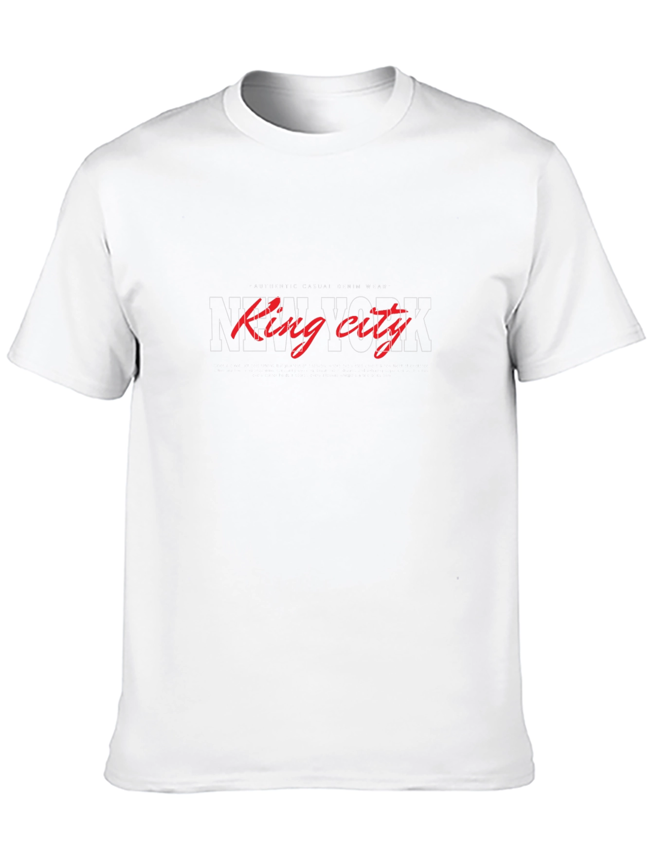 King City New York Black T-Shirt