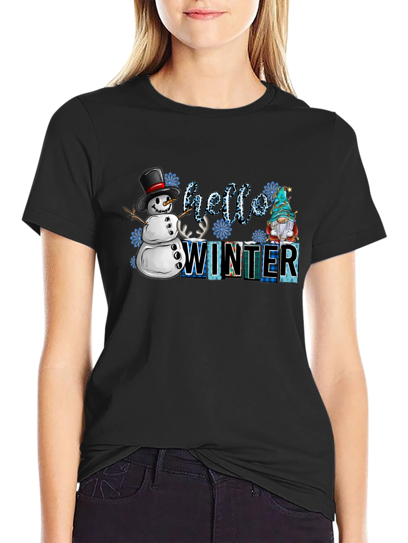 Hello Winter Graphic T-Shirt
