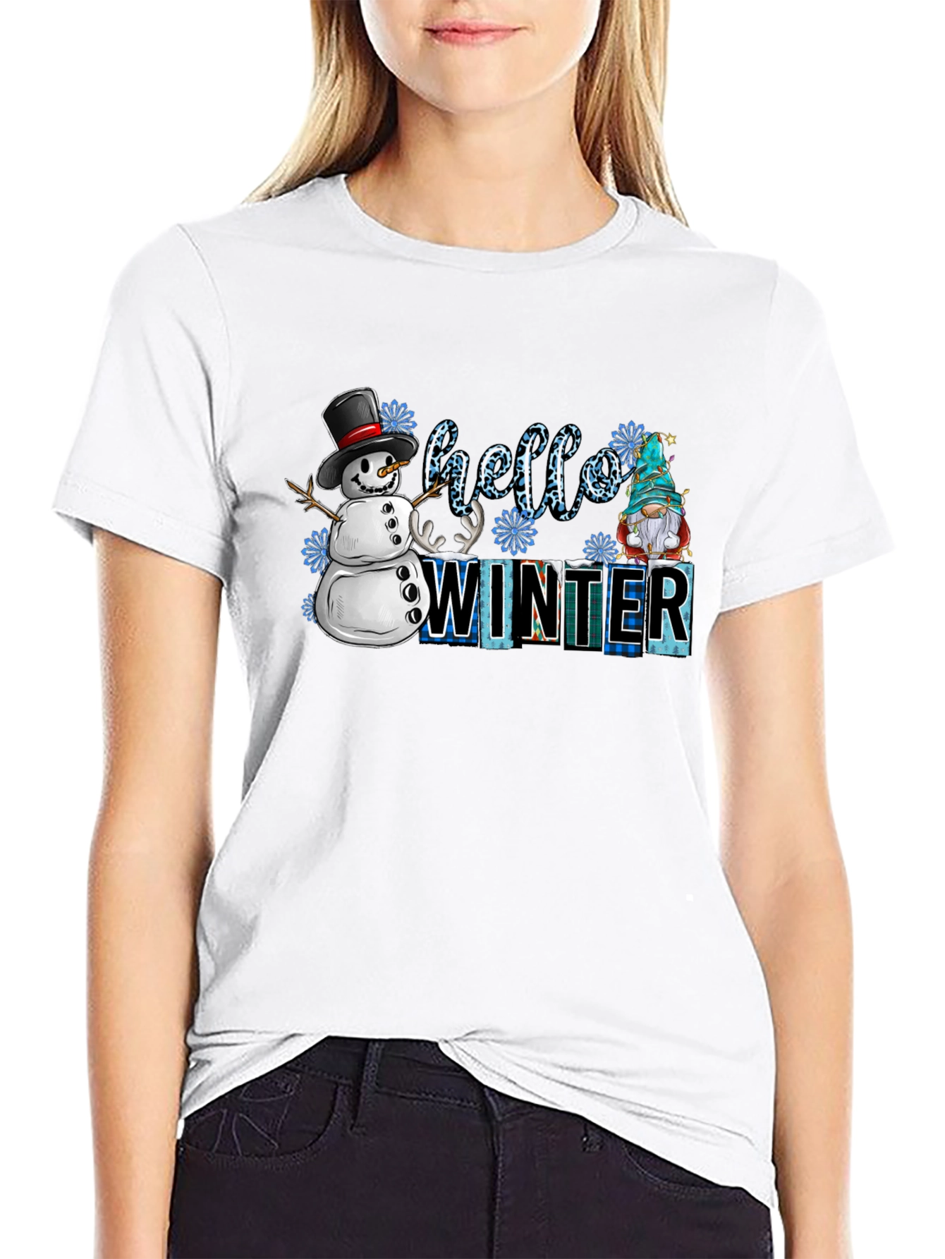 Hello Winter Graphic T-Shirt