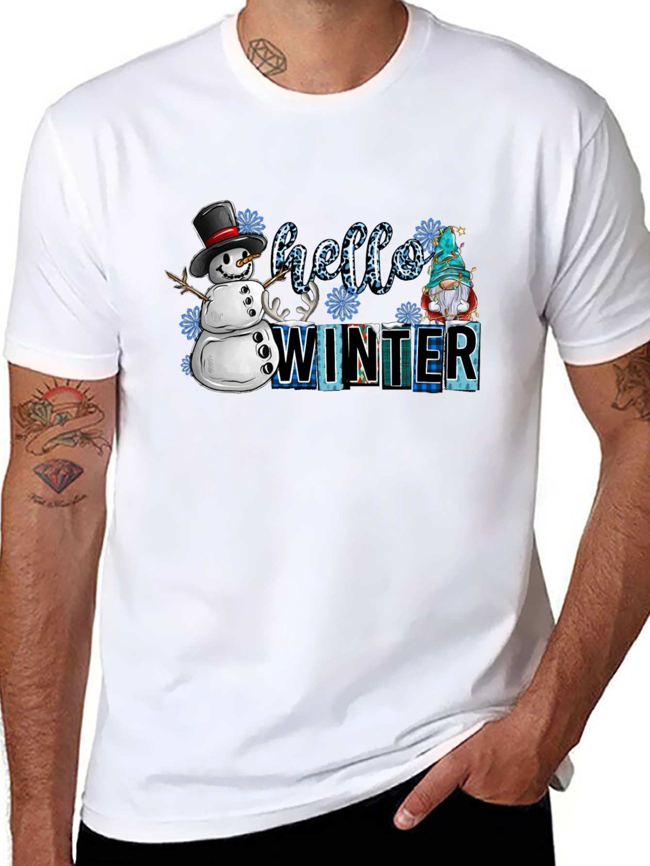 Hello Winter Graphic T-Shirt
