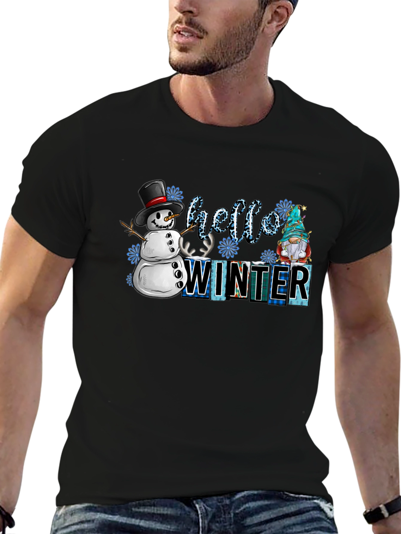 Hello Winter Graphic T-Shirt