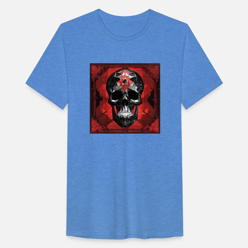 Red and black geometrical skull💕❤💥🌹❤💕❤🌹❤❤🌹💕