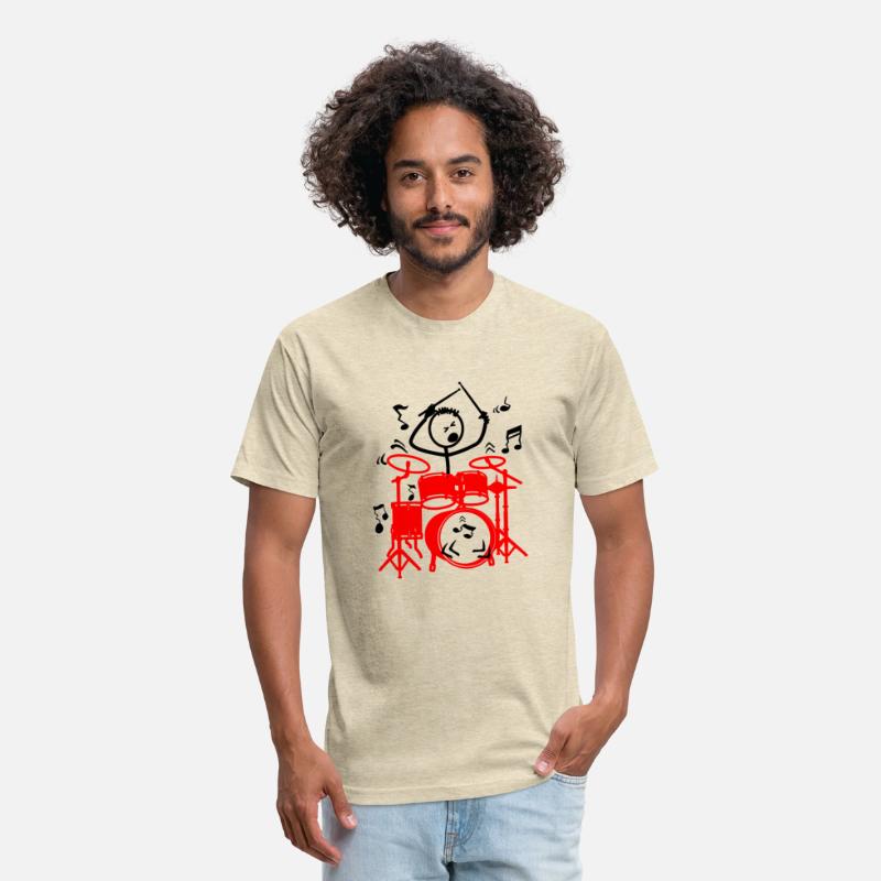 red drum set drummer