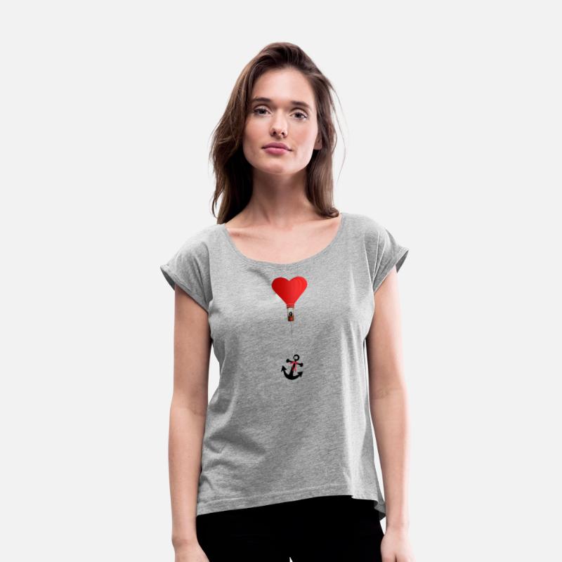 red heart balloon with loving couple & black ancho