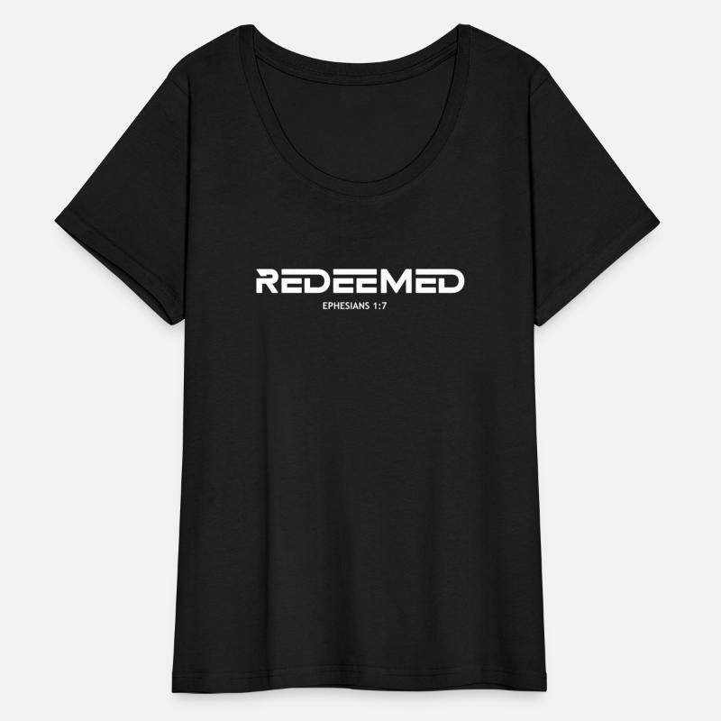 REDEEMED. Christian T Shirts.Christian apparel