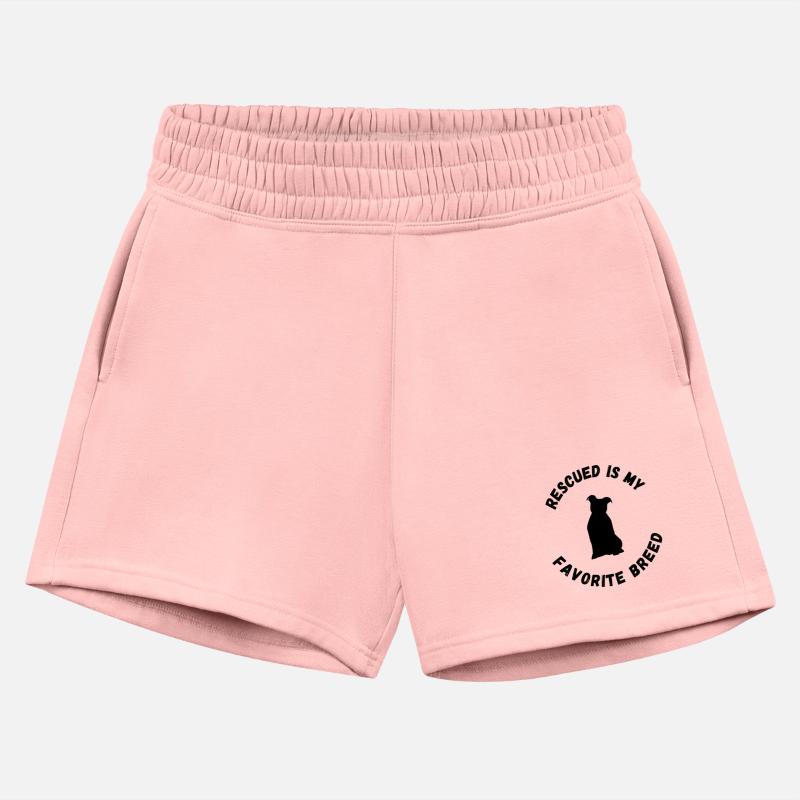 "Rescued is My Favorite Breed" (silhouette of dog)