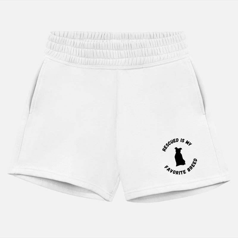 "Rescued is My Favorite Breed" (silhouette of dog)