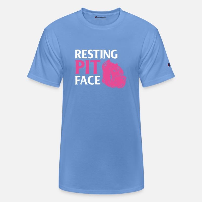 Resting Pit Face 80s yellow
