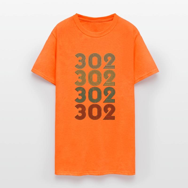Retro America State Flag Area Code Delaware