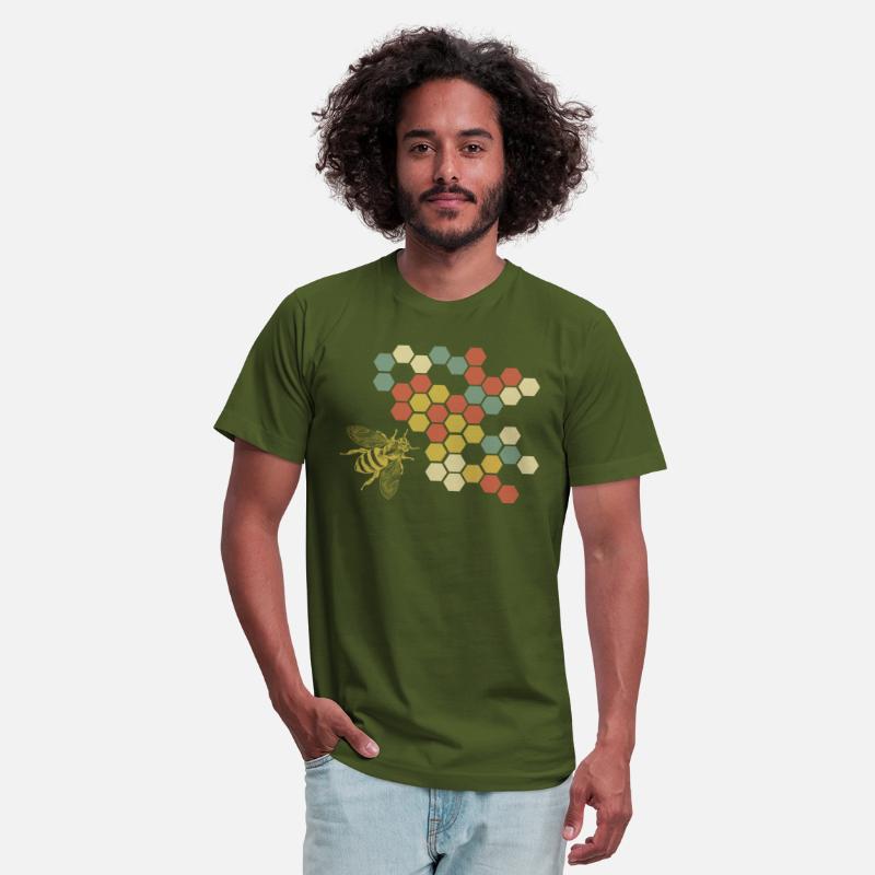 Retro Honeycomb Beekeeper