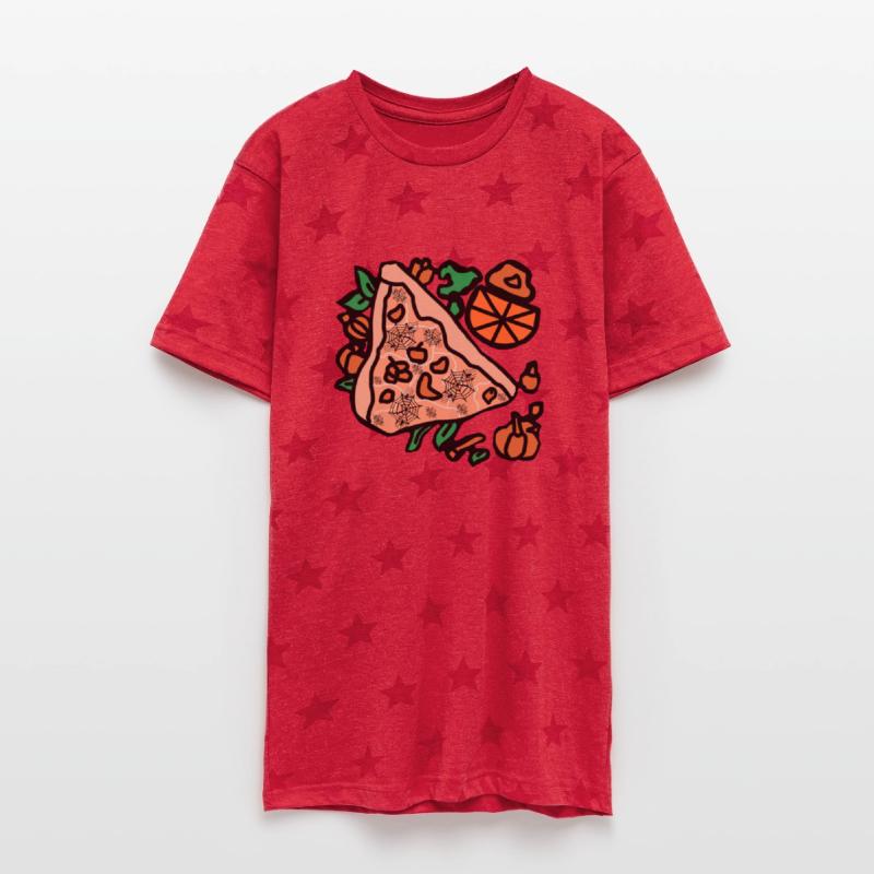 Retro Pizza with a Pumpkin Twist