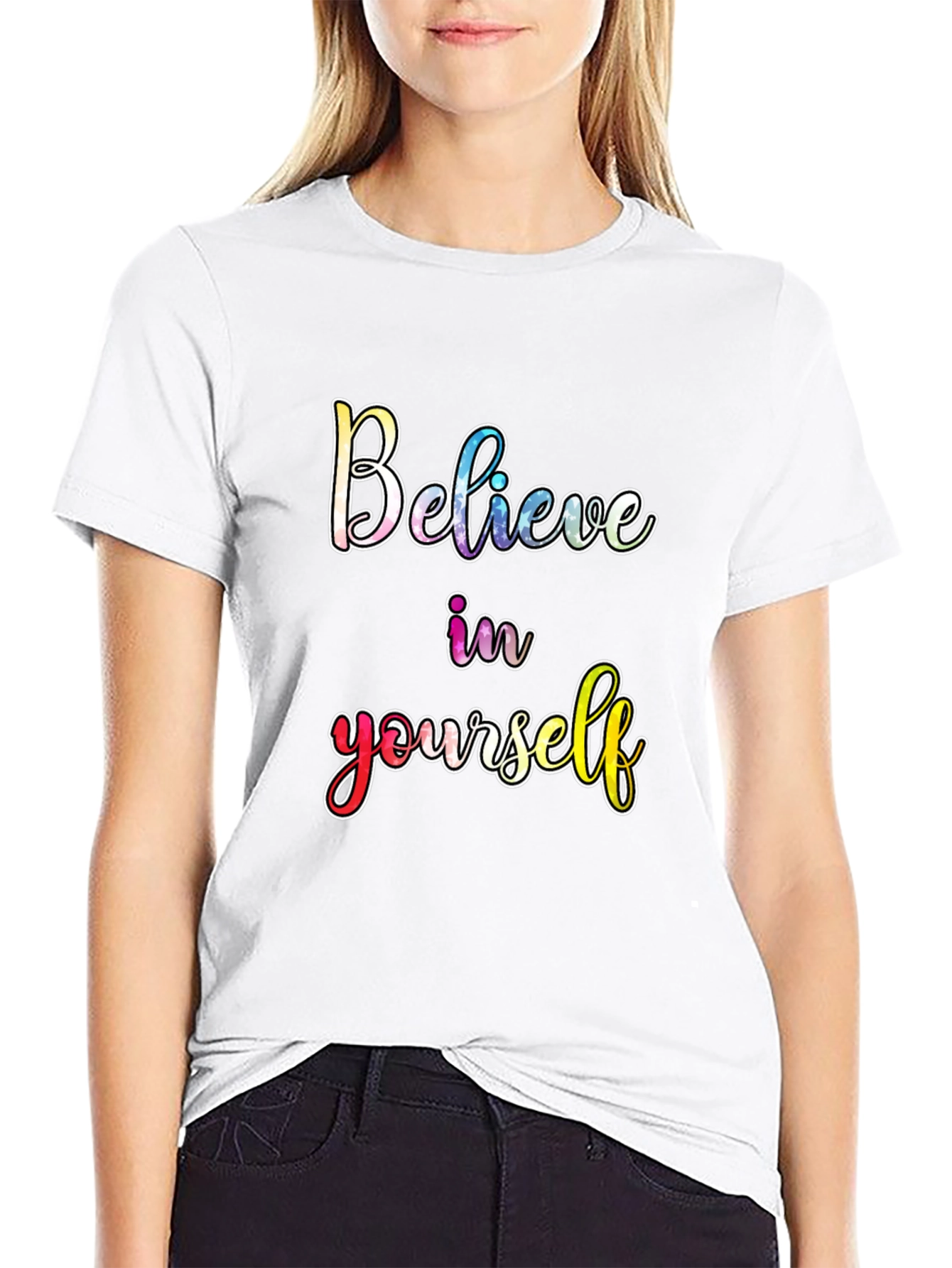 Believe In Yourself Black T-Shirt