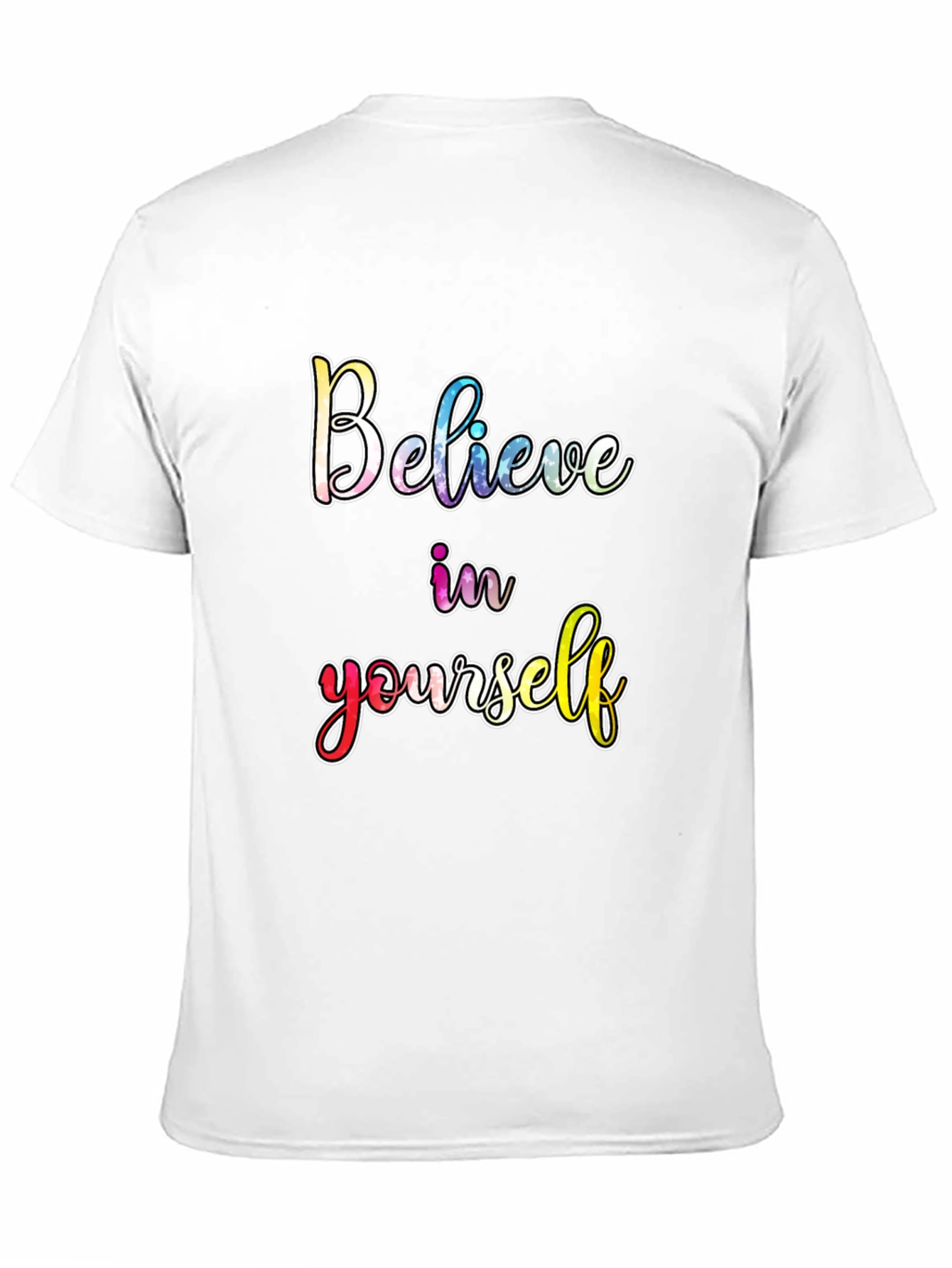 Believe In Yourself Black T-Shirt