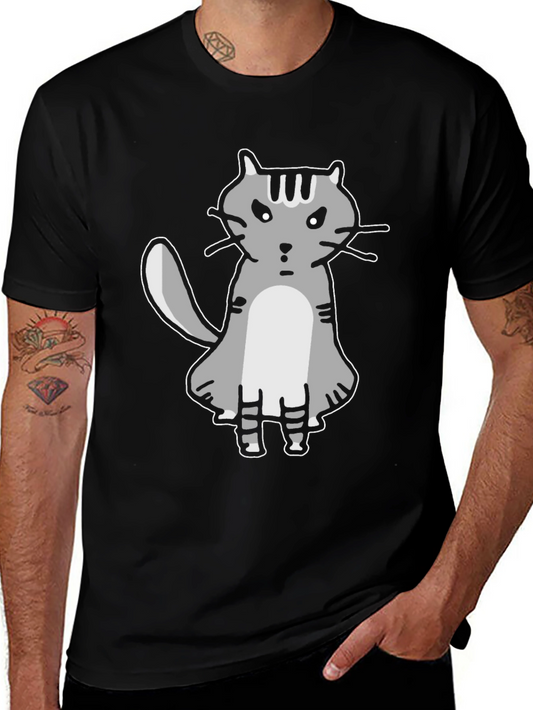 Grumpy Cat Graphic Tee - Unisex Black T-Shirt