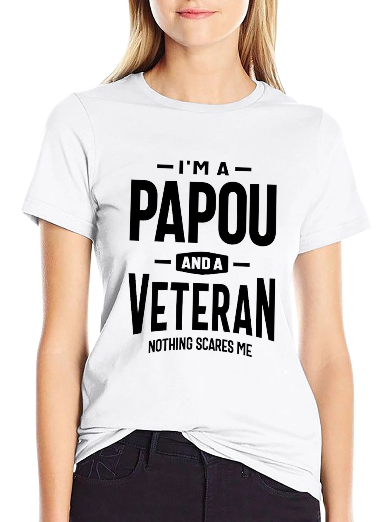 Im A Papou and a Veteran T-Shirt