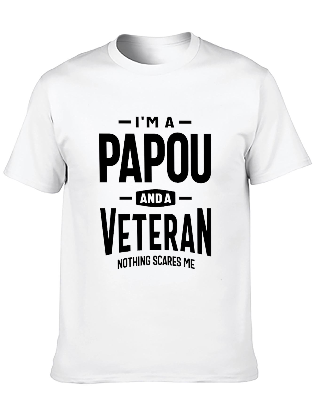 Im A Papou and a Veteran T-Shirt