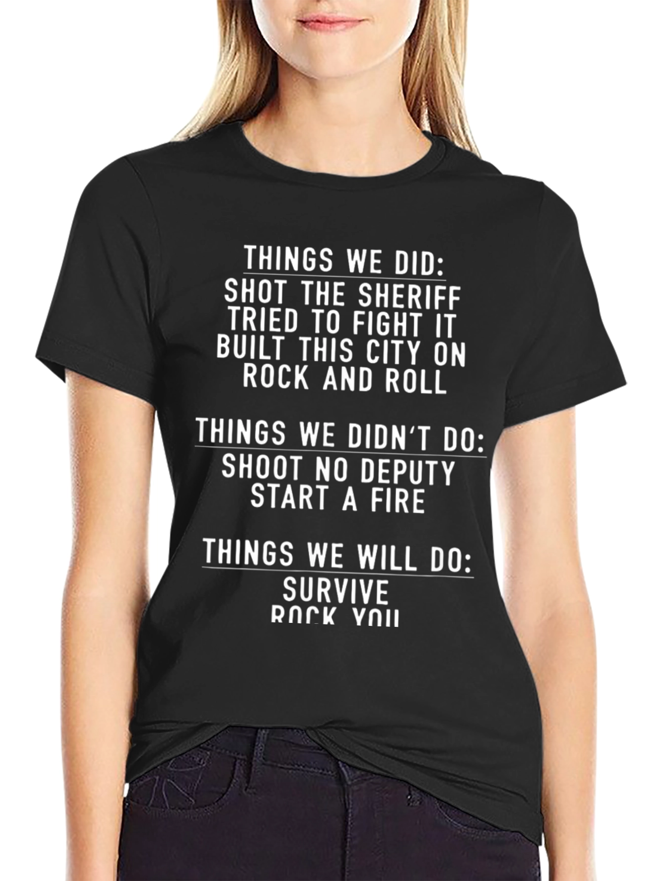 Rock N Roll Graphic Tee - Sheriff Edition