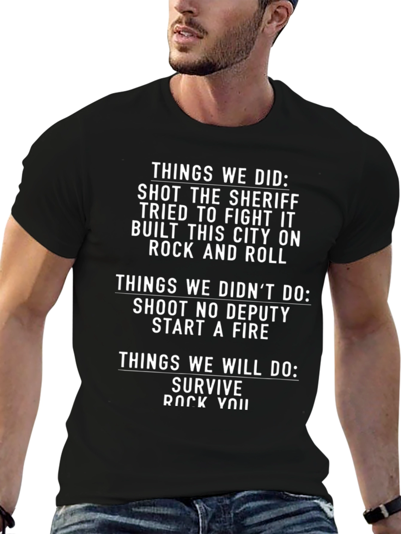 Rock N Roll Graphic Tee - Sheriff Edition