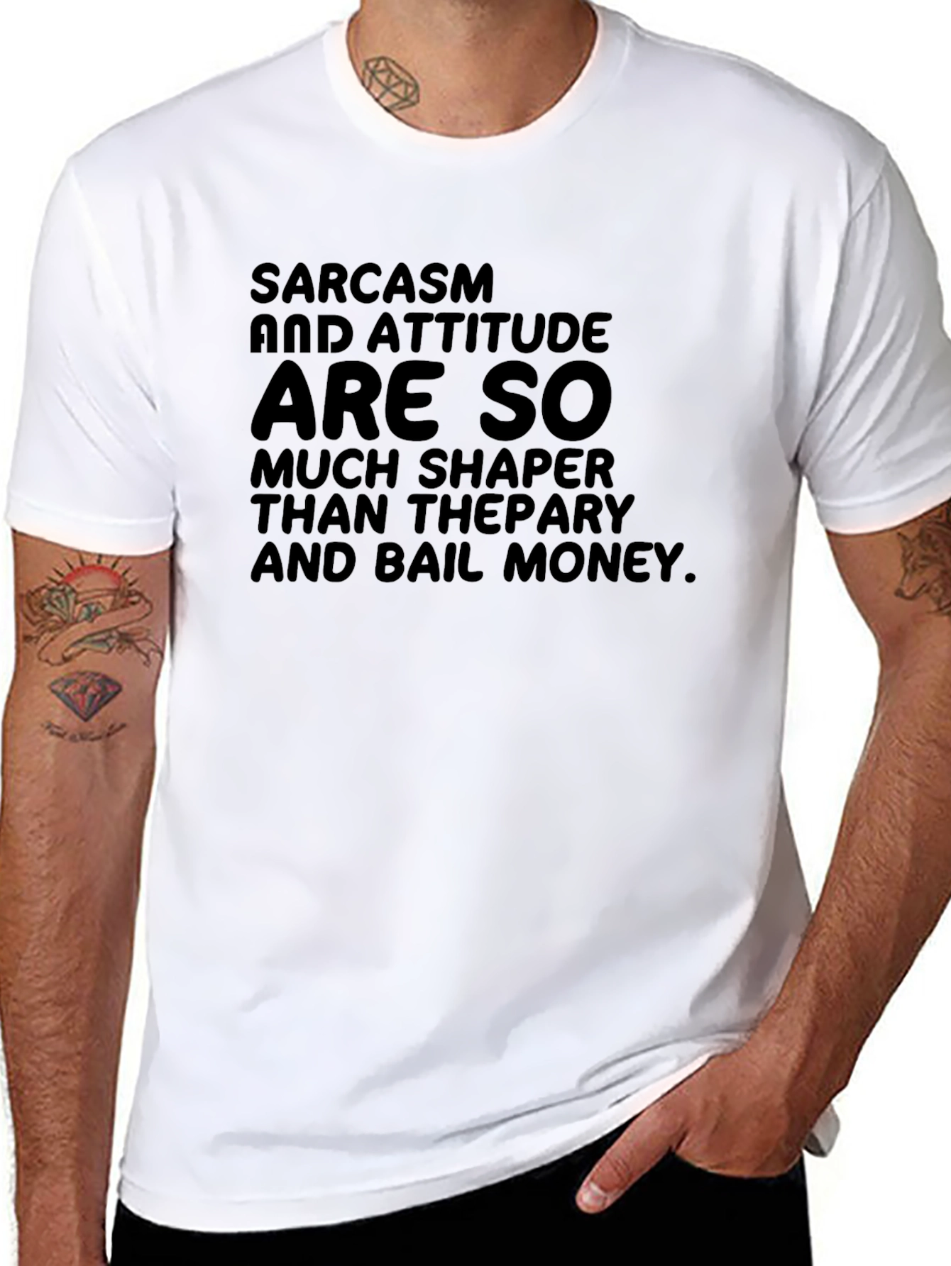 Sarcasm Attitude T-Shirt Funny Statement Tee