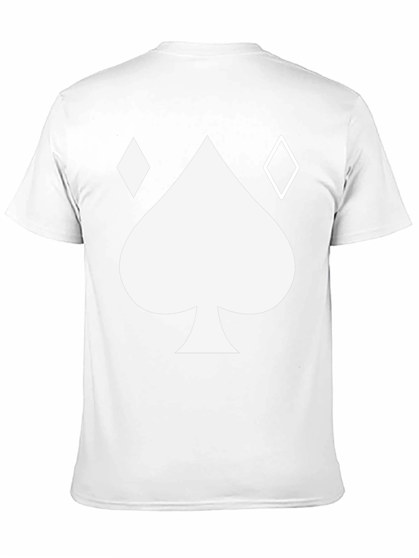 Spades & Diamonds Graphic T-Shirt - Black