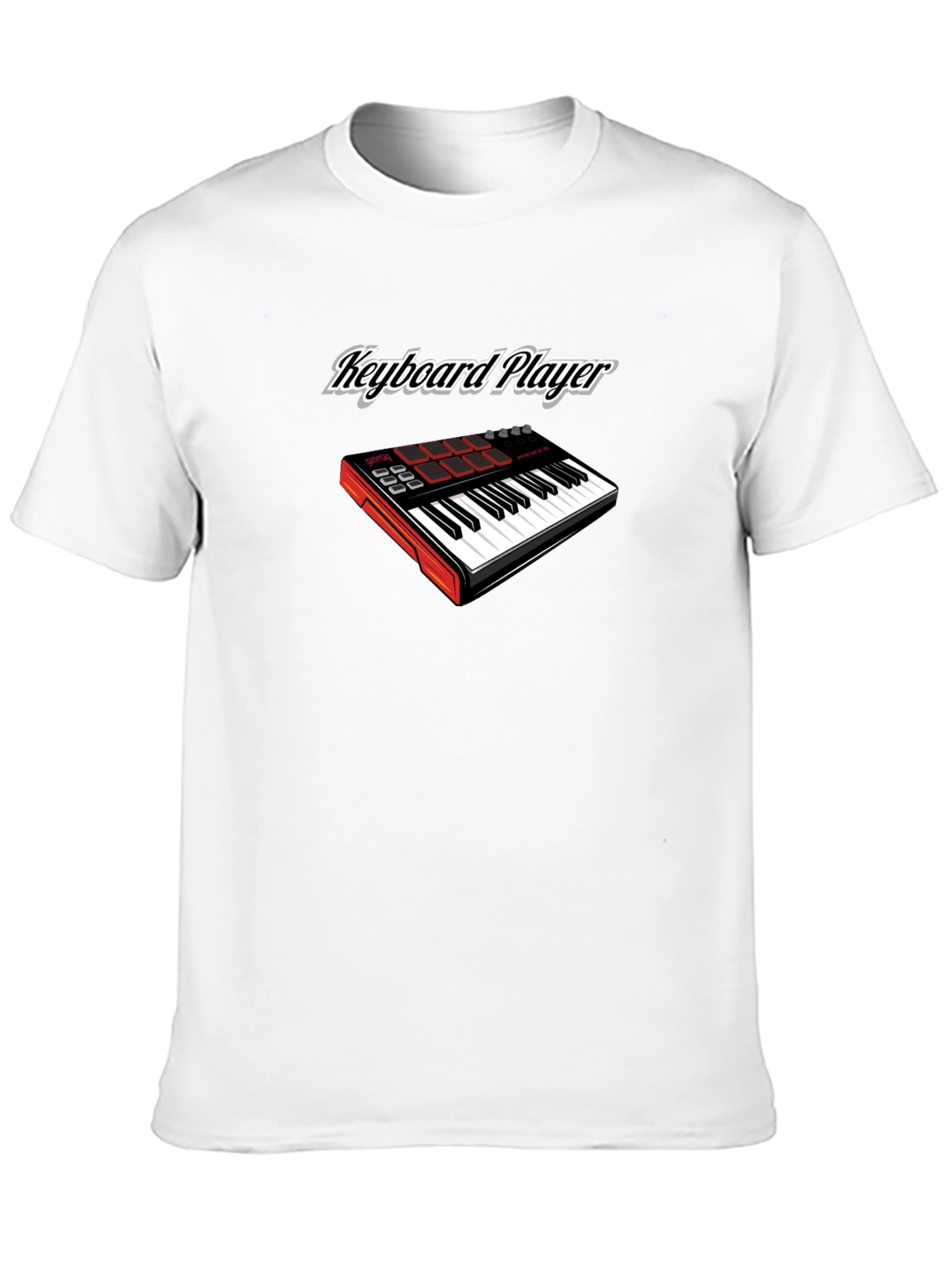 Keyboard Player Graphic Tee - Black