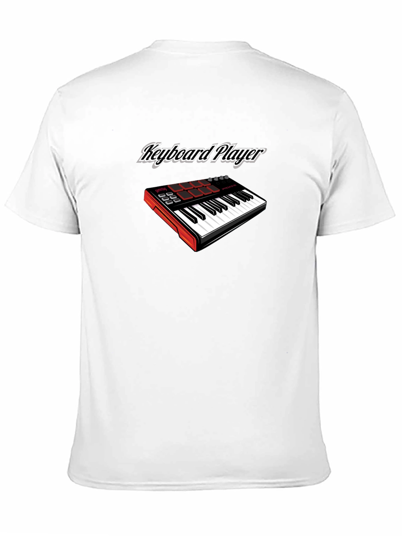 Keyboard Player Graphic Tee - Black