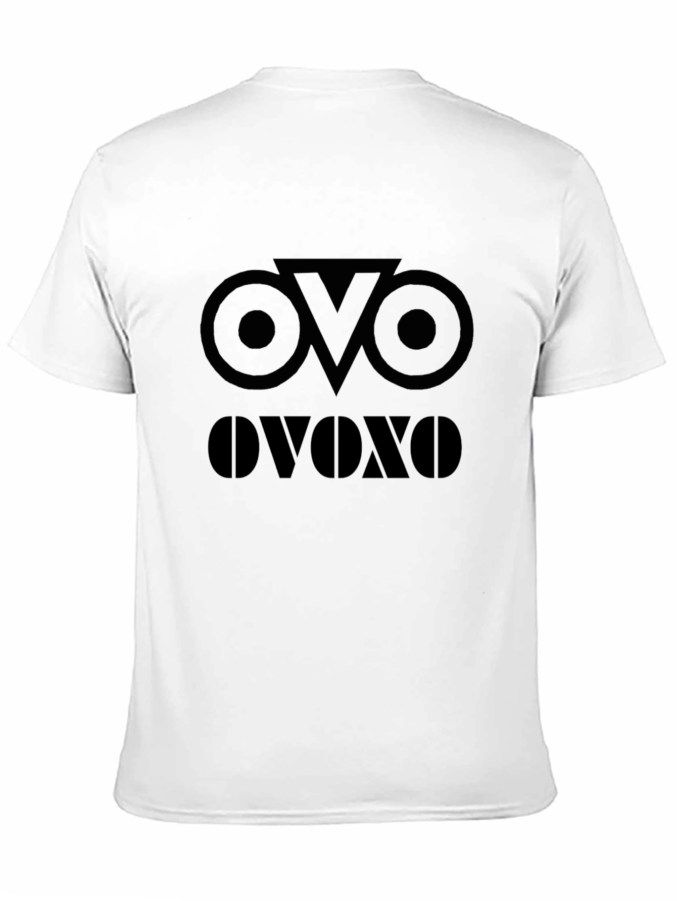 OVOXO Graphic Black T-Shirt - Modern Casual Tee