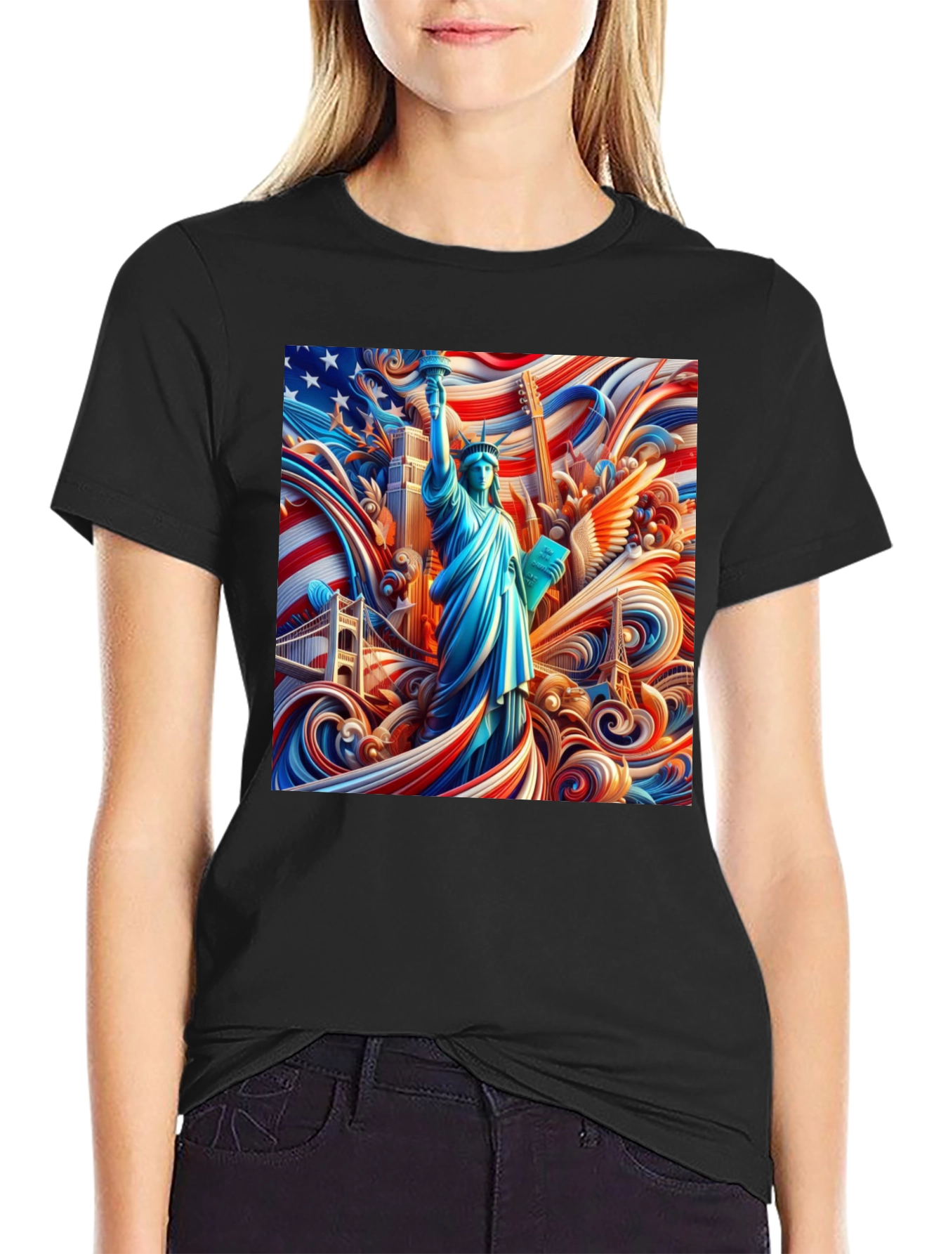 Statue of Liberty Graphic Tee