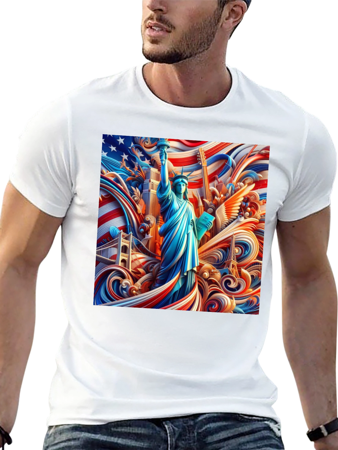 Statue of Liberty Graphic Tee