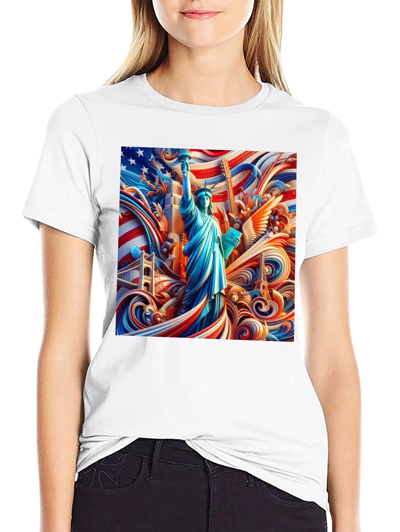 Statue of Liberty Graphic Tee