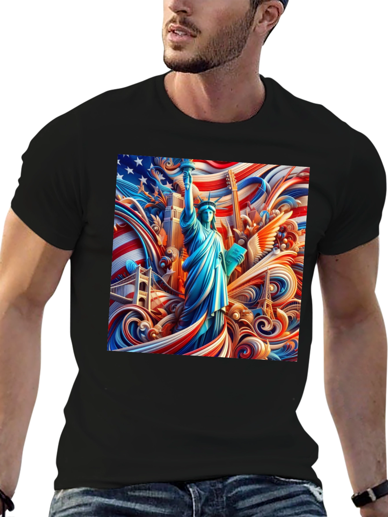 Statue of Liberty Graphic Tee