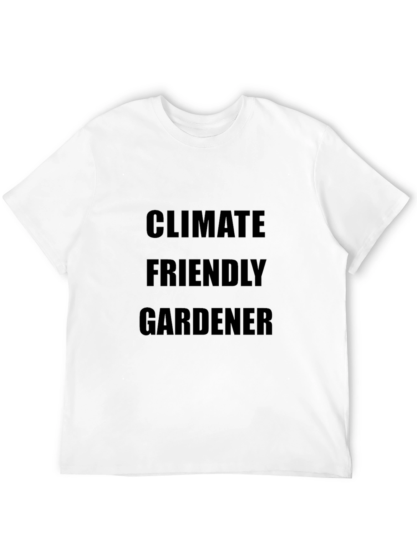 Climate Friendly Gardener Black T-Shirt