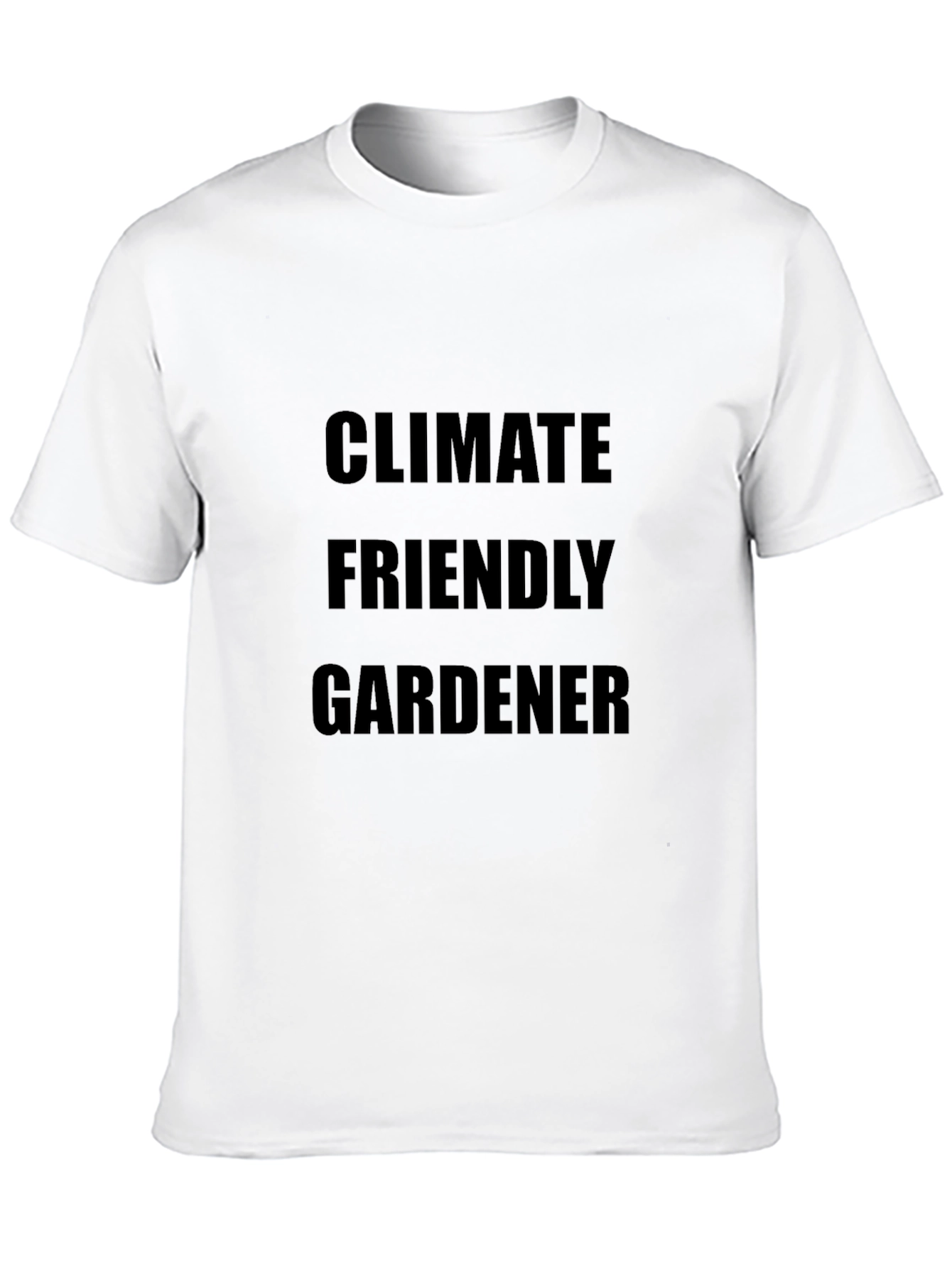 Climate Friendly Gardener Black T-Shirt