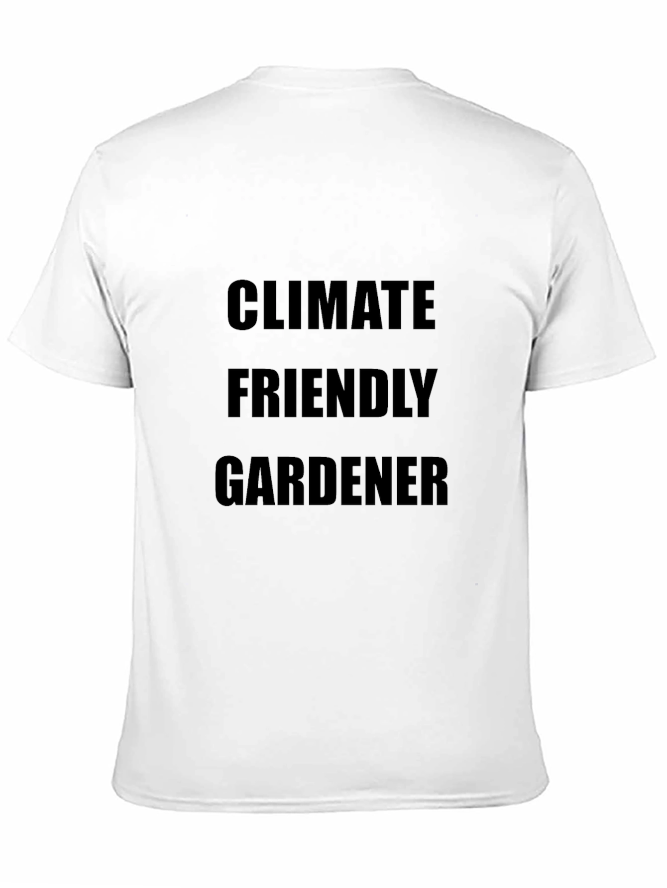 Climate Friendly Gardener Black T-Shirt