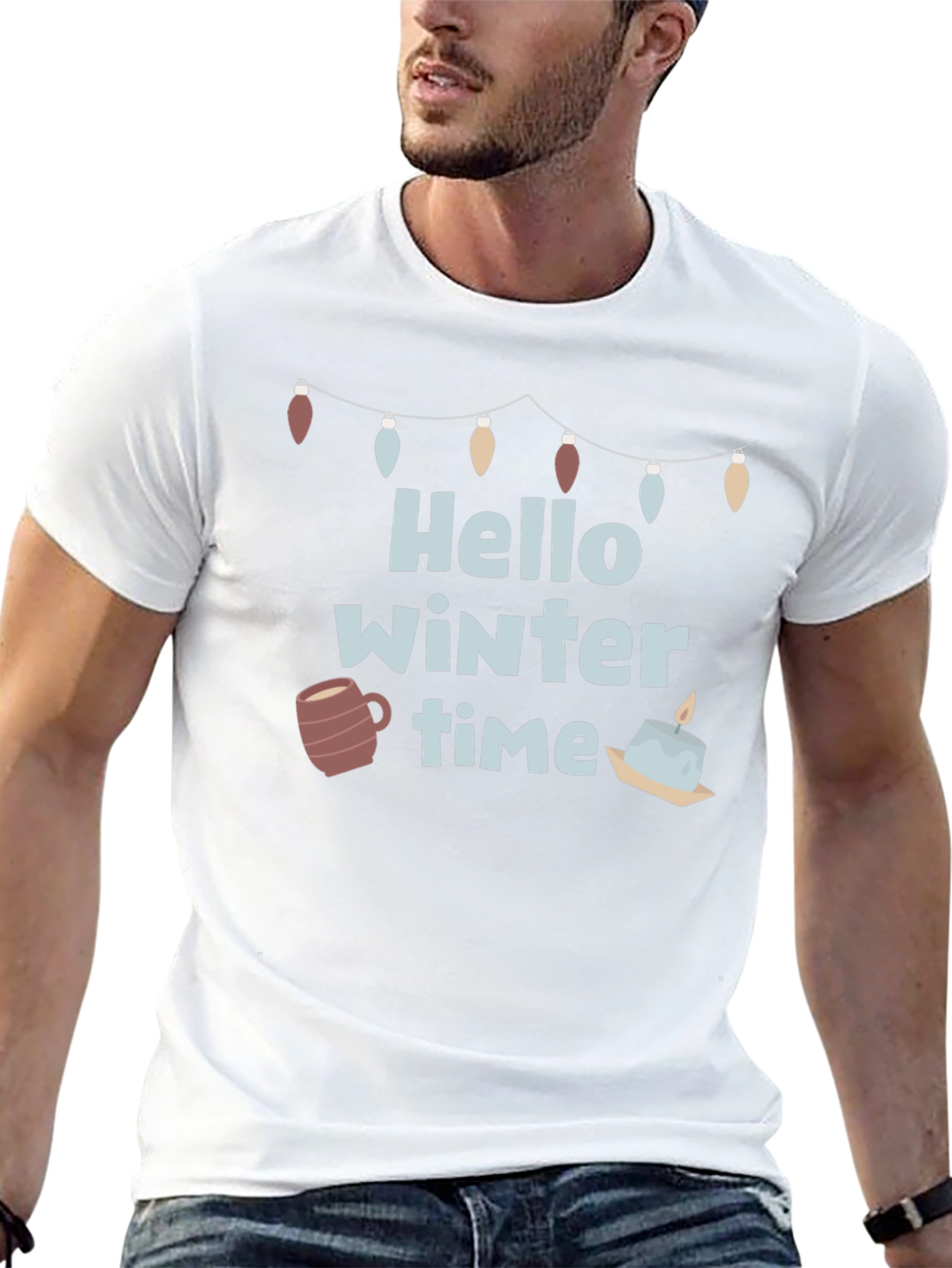 Hello Winter Time Graphic Tee