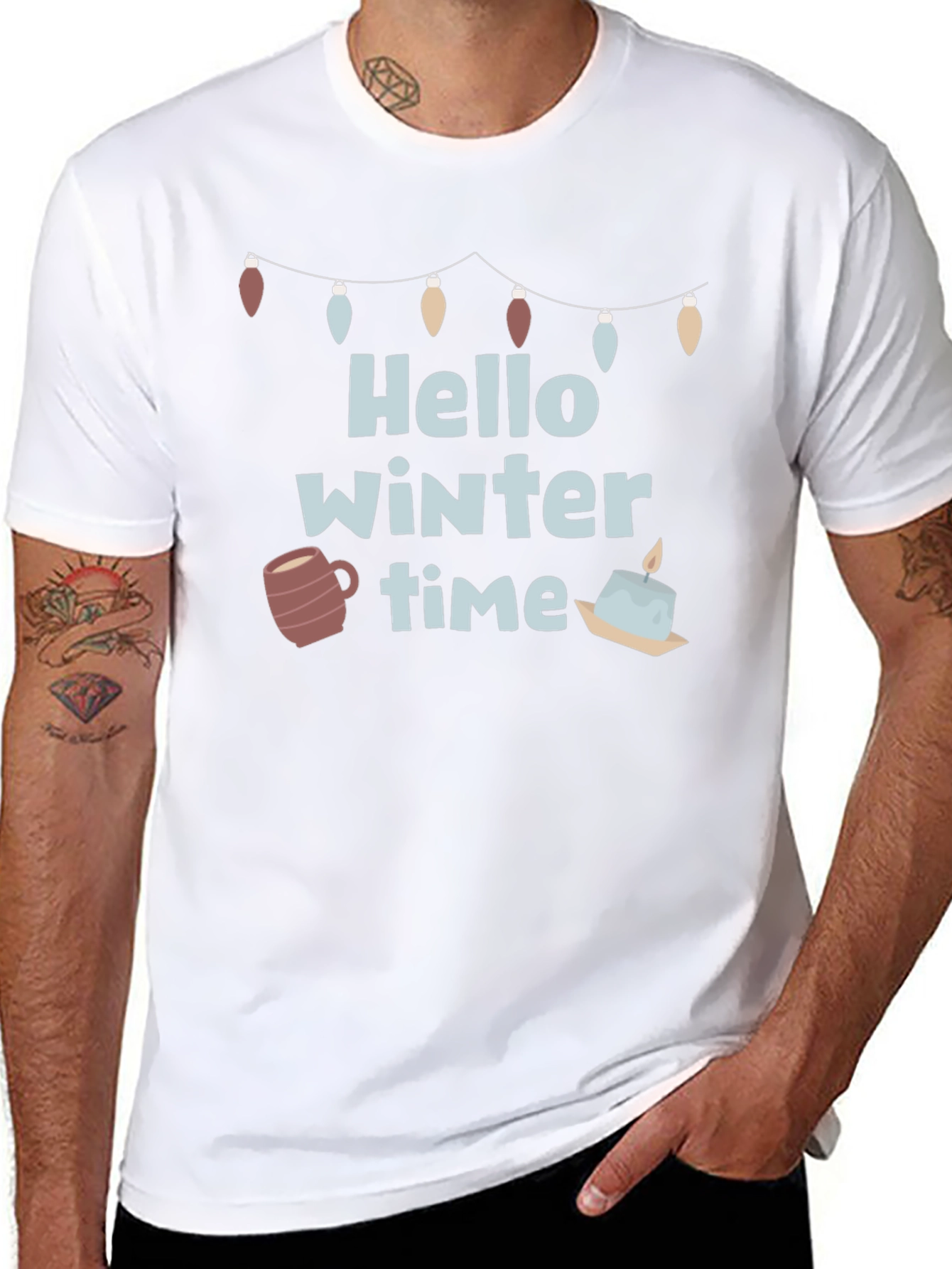 Hello Winter Time Graphic Tee