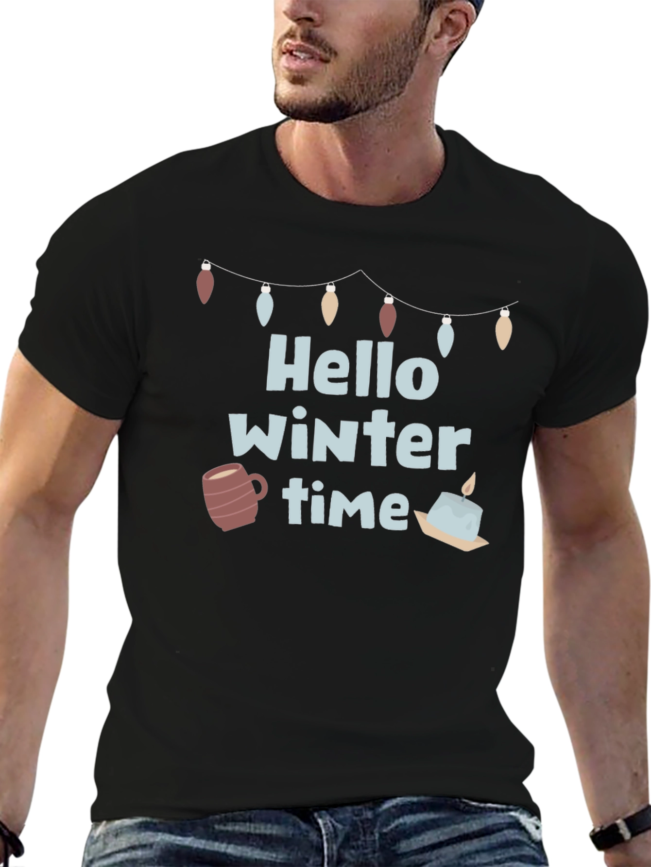 Hello Winter Time Graphic Tee