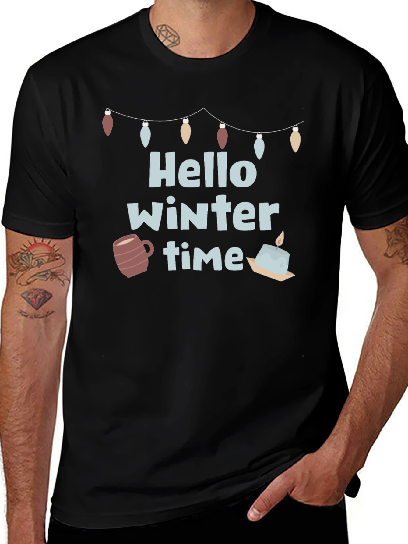 Hello Winter Time Graphic Tee