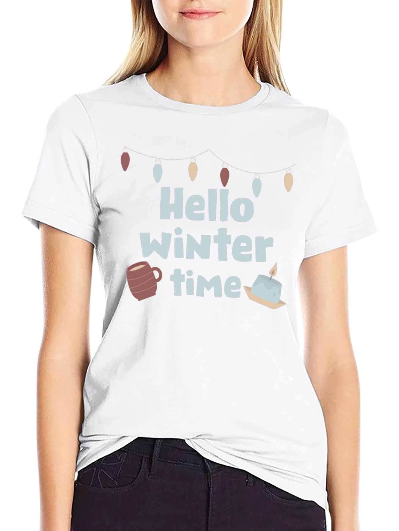 Hello Winter Time Graphic Tee