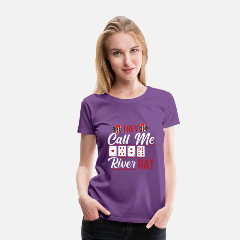 River Rat Funny Poker Player Texas Holdem Lucker