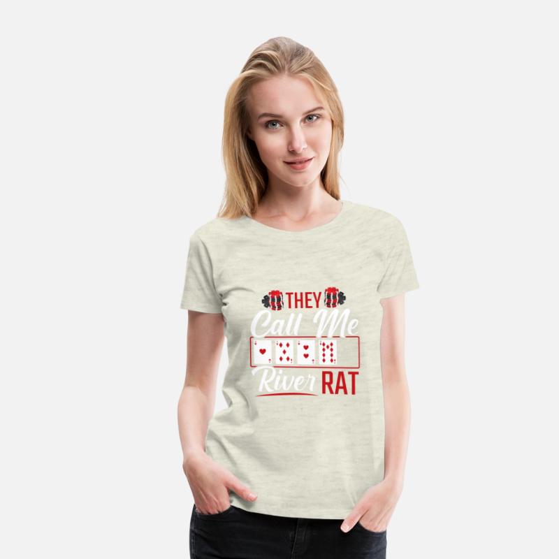 River Rat Funny Poker Player Texas Holdem Lucker