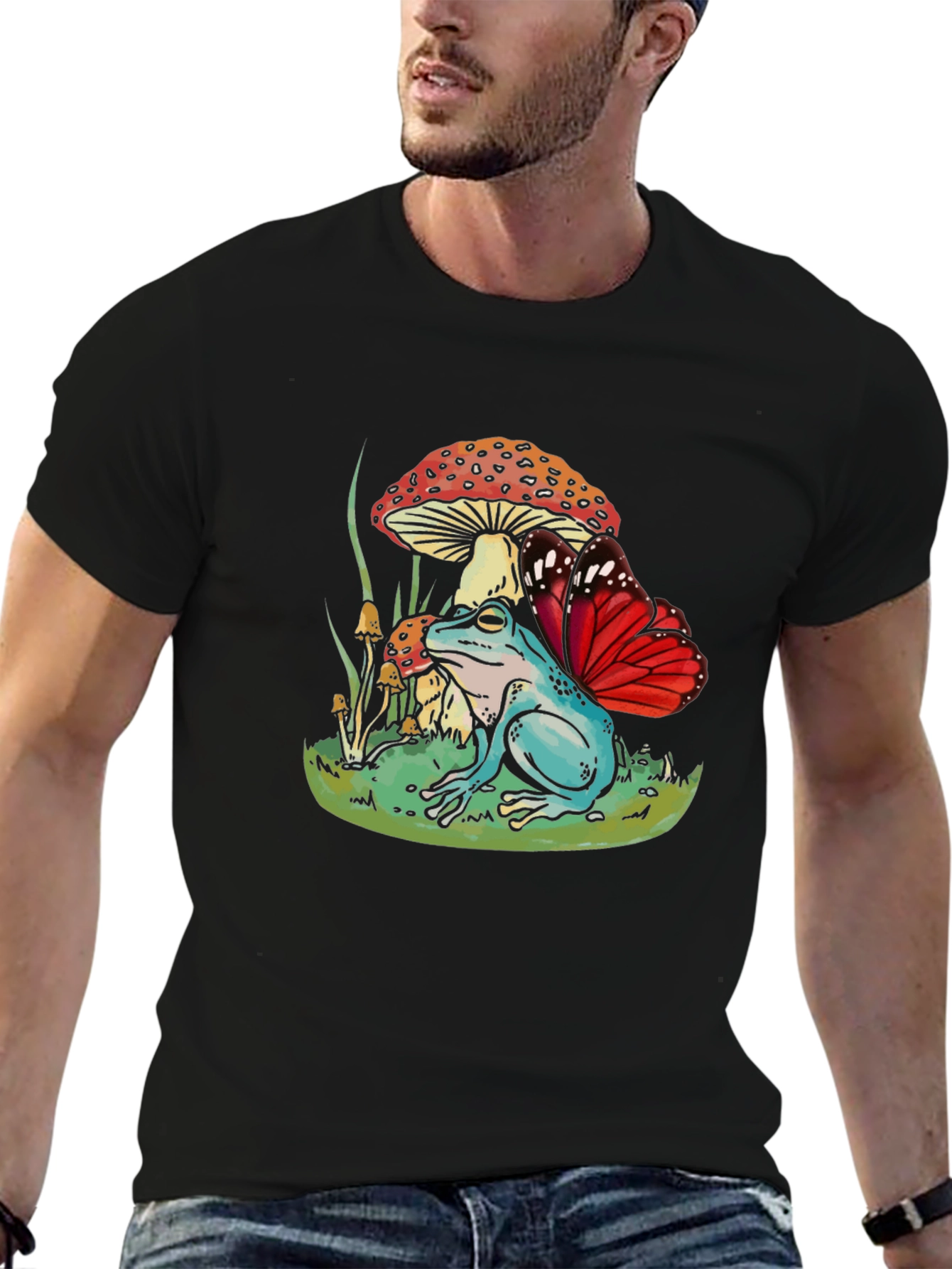 Frog & Butterfly Graphic Tee