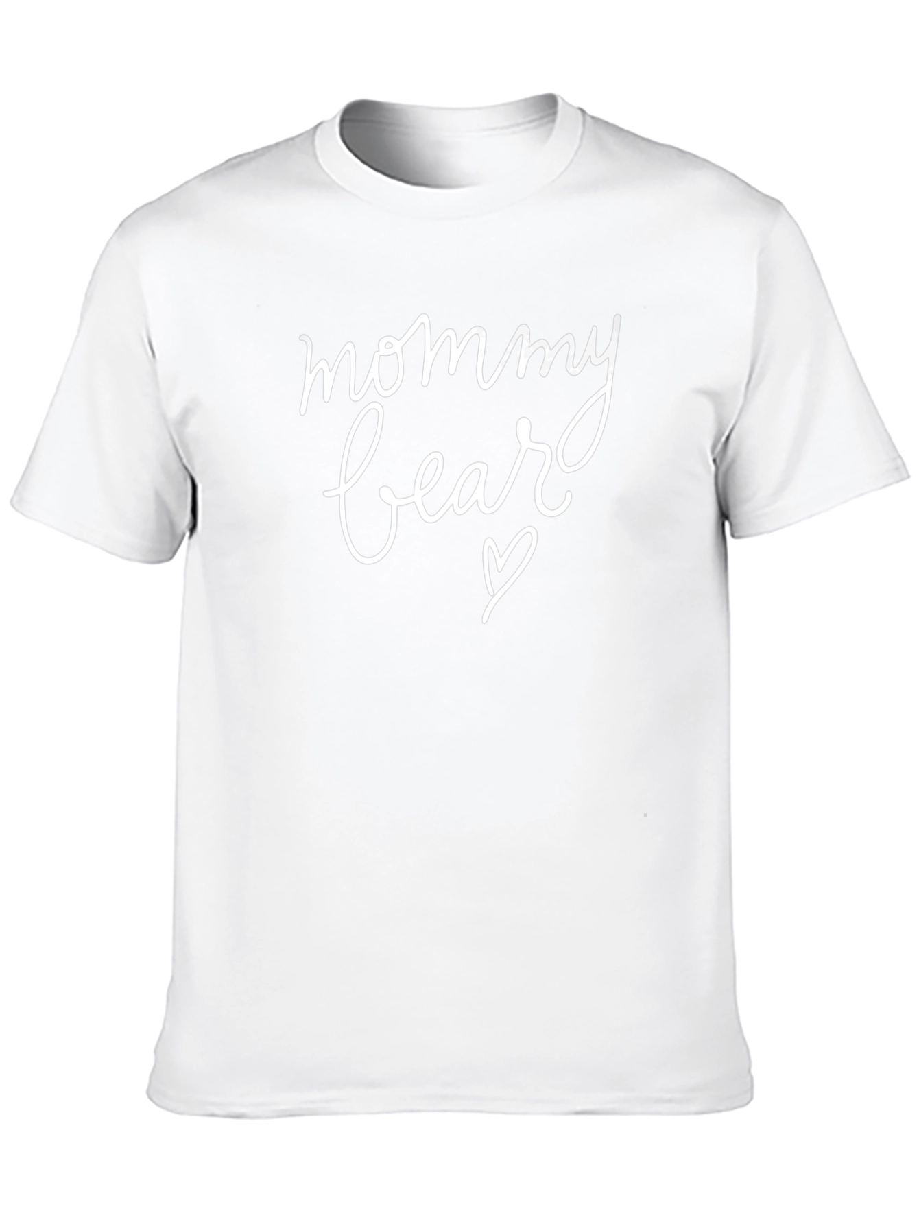 Mommy Bear Black T-Shirt - Cute Graphic Tee