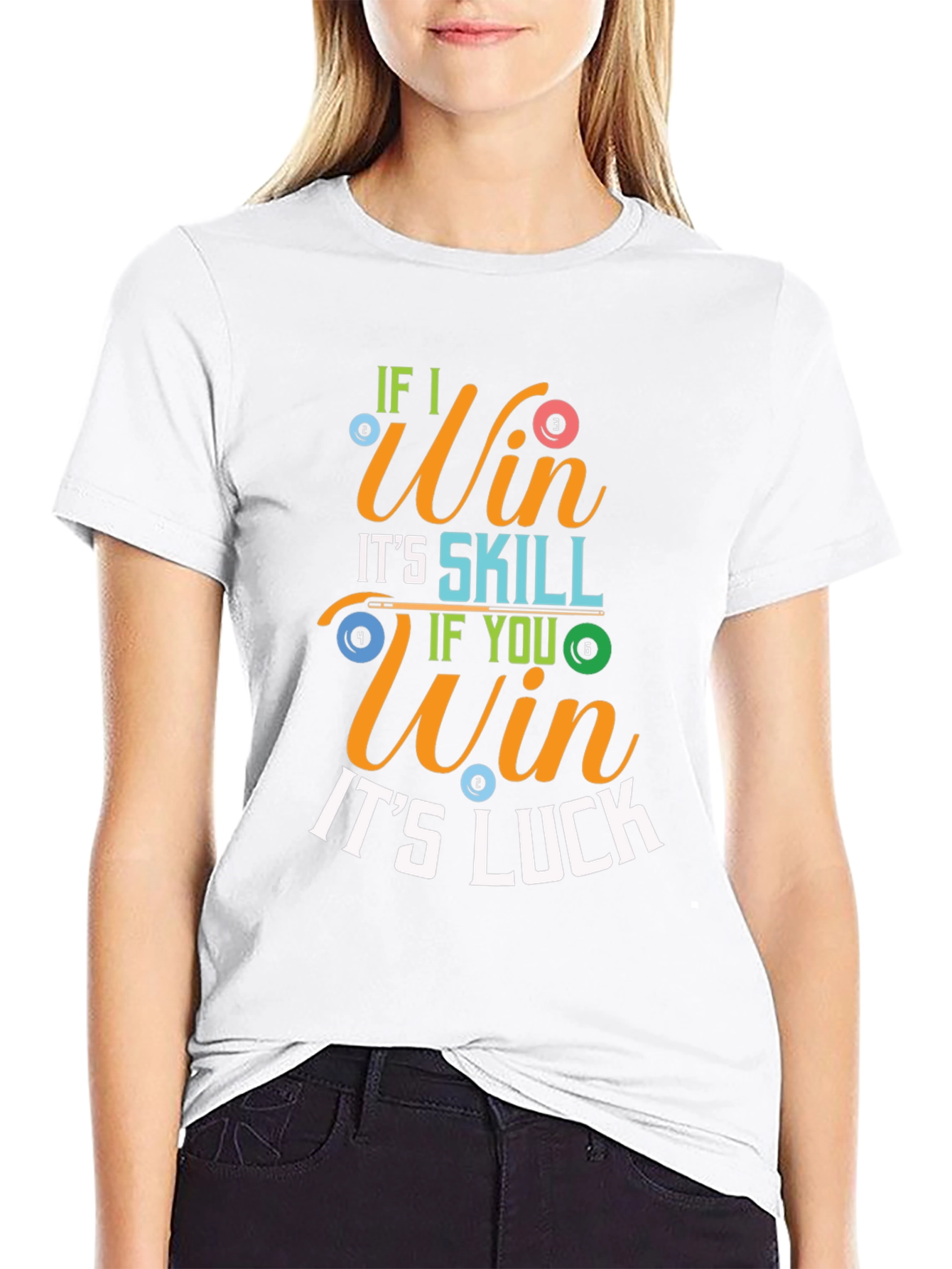 Billiards If I Win Graphic Tee