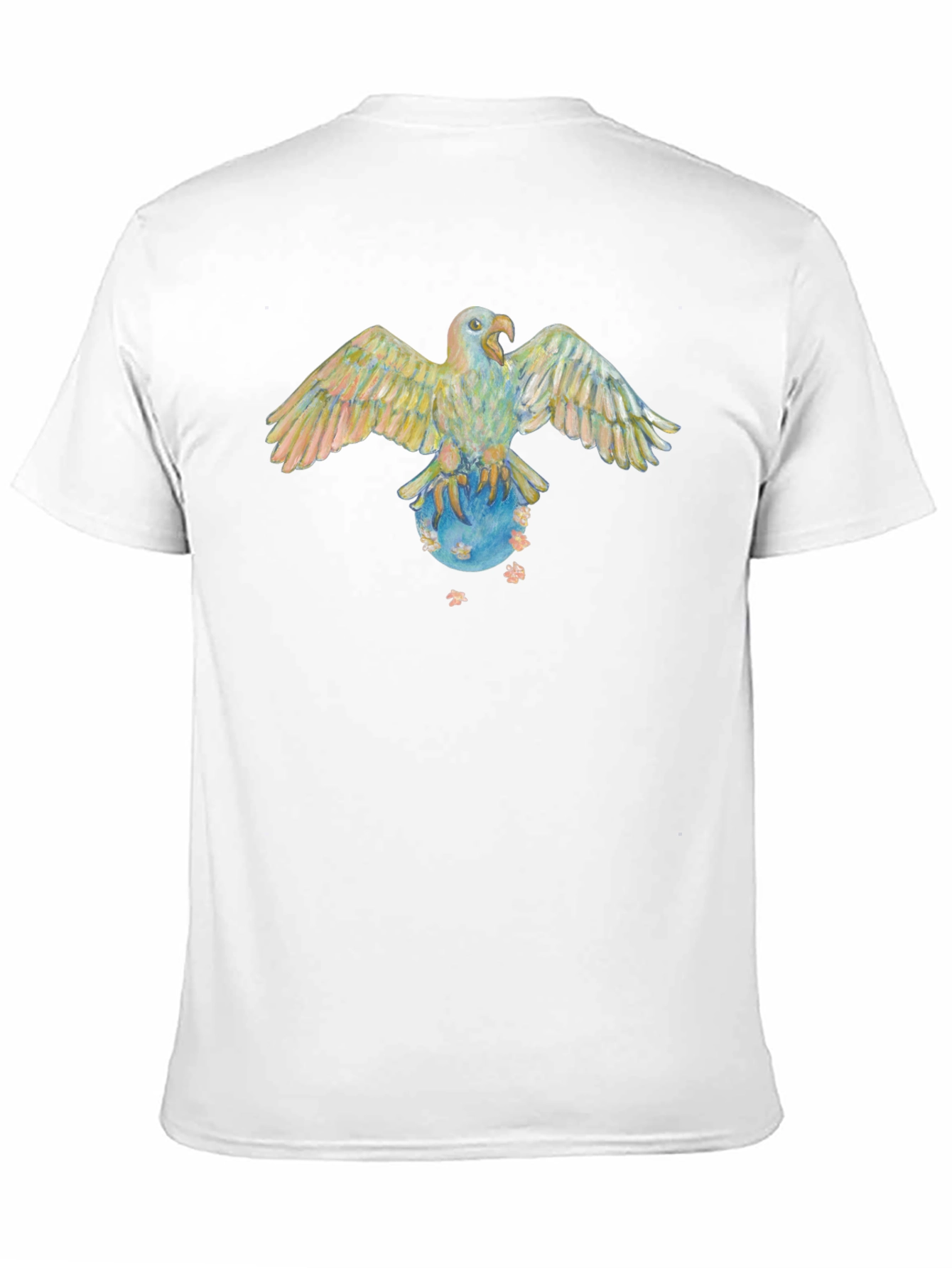 Eagle on Globe Graphic Black T-Shirt