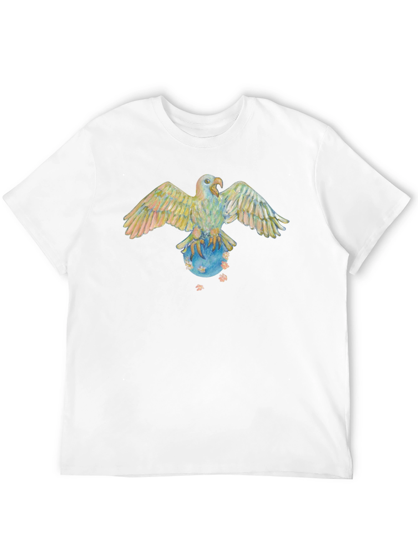 Eagle on Globe Graphic Black T-Shirt