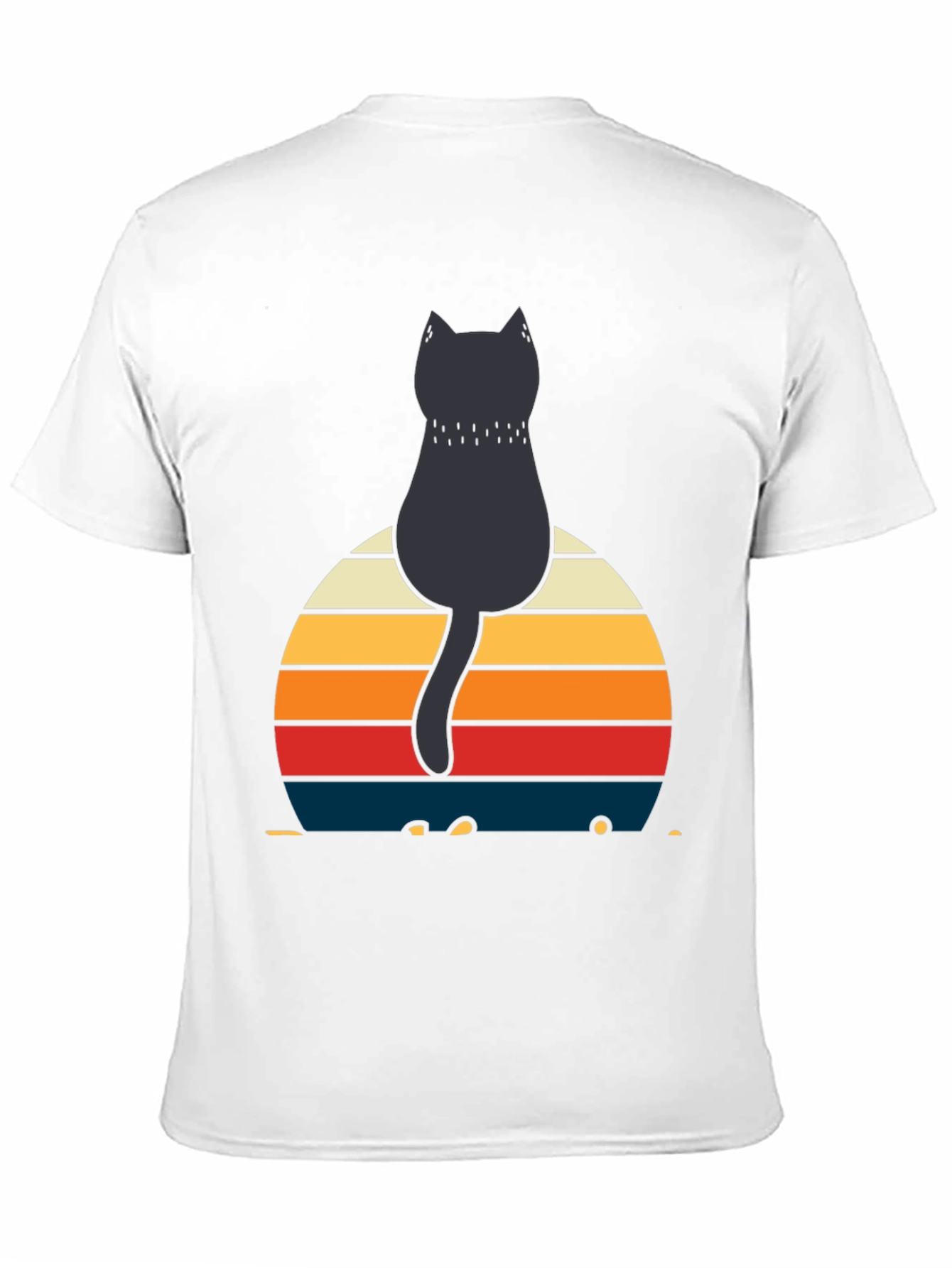 Retro Cat Silhouette T-Shirt