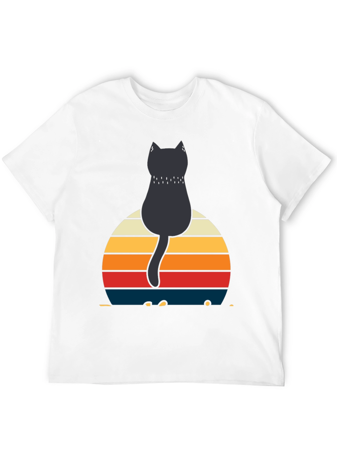 Retro Cat Silhouette T-Shirt