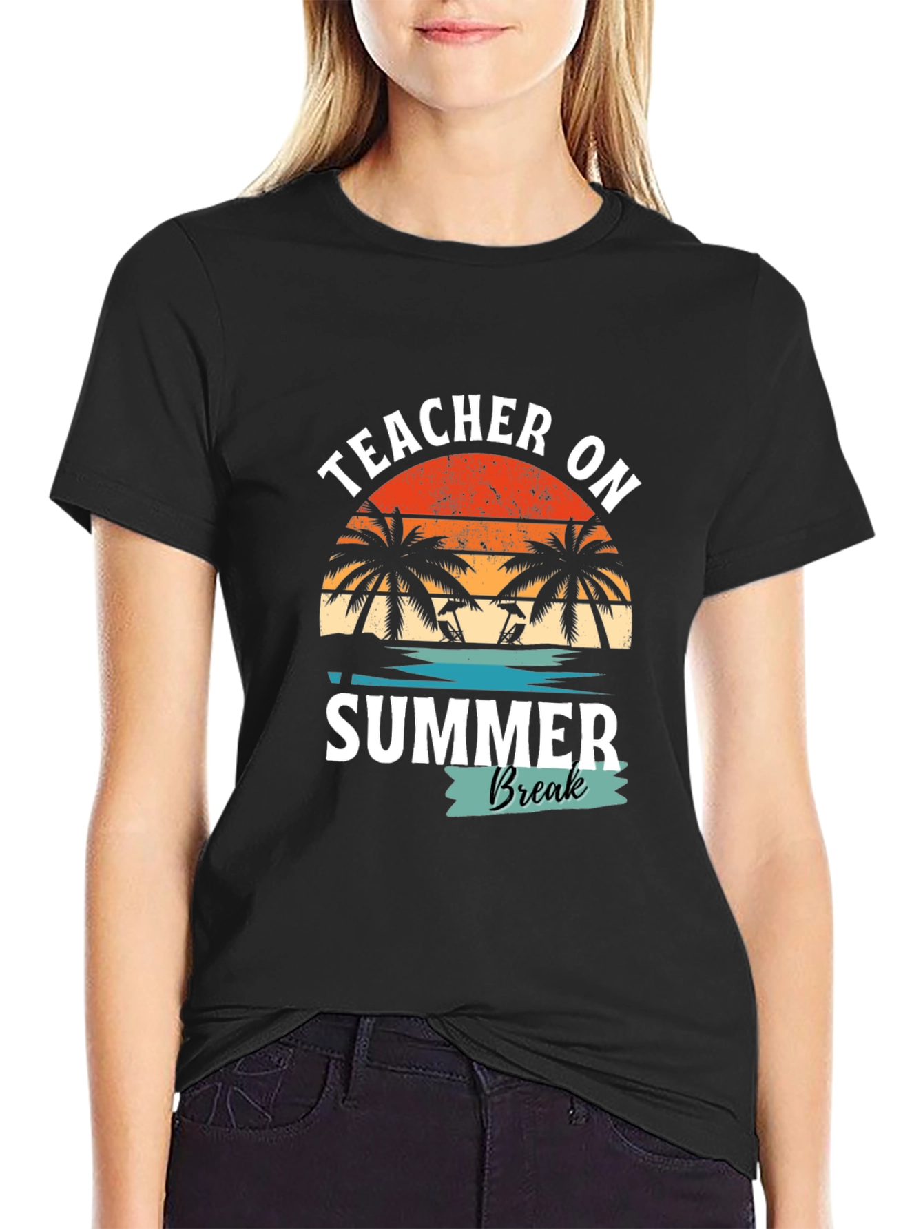 Teacher On Summer Break Graphic T-Shirt